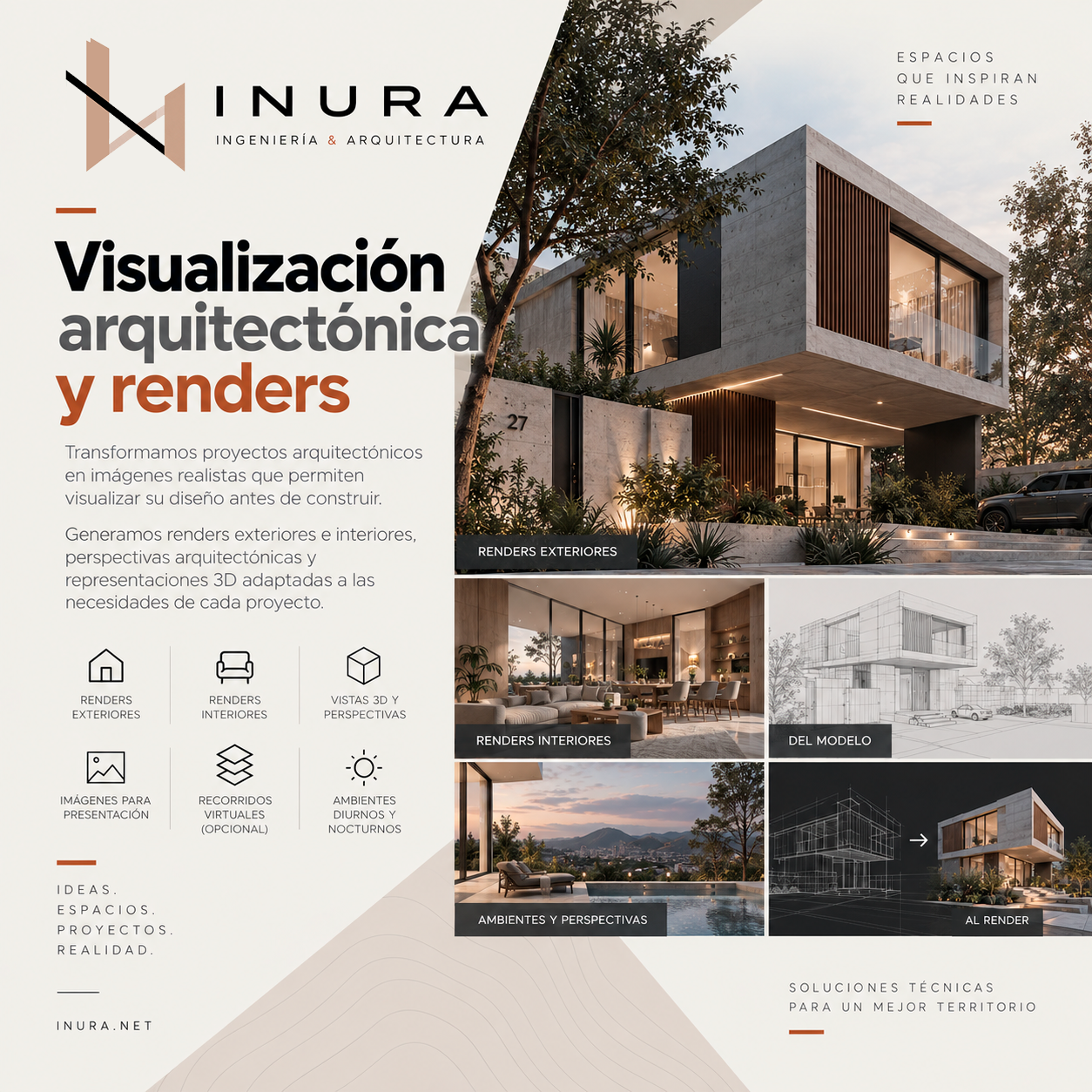 Visualización arquitectónica y renders